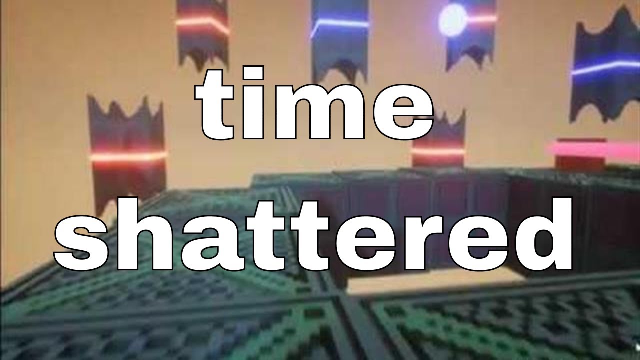 time shattered image